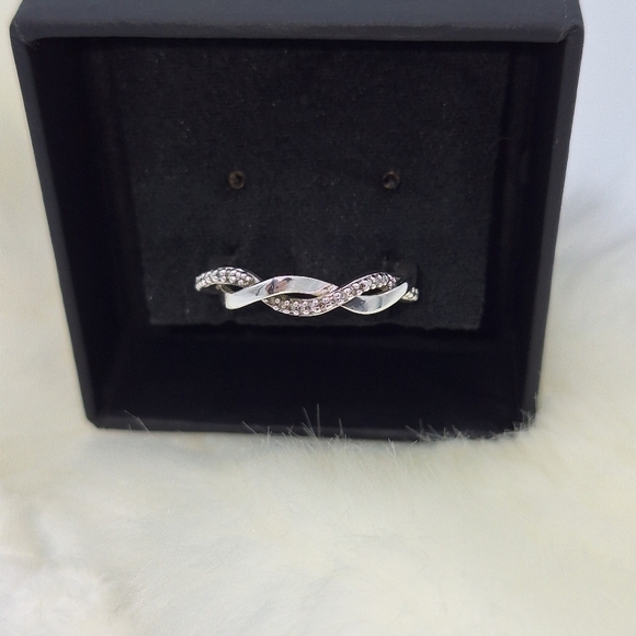 Reeds Jewelers Sterling Silver Twisted Ring - Picture 1 of 11